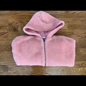 Girls Zara Fur Coat Hoodie  NWT